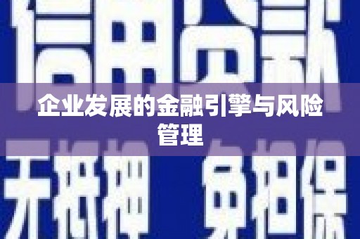 靖边企业发展的金融引擎与风险管理