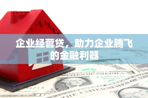 靖边企业经营贷，助力企业腾飞的金融利器