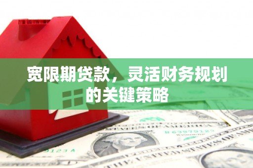 靖边宽限期贷款，灵活财务规划的关键策略
