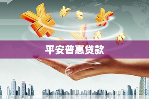 靖边平安普惠贷款