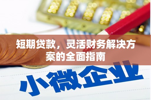 靖边短期贷款，灵活财务解决方案的全面指南