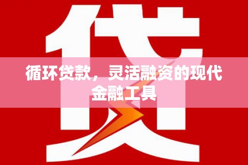靖边循环贷款，灵活融资的现代金融工具