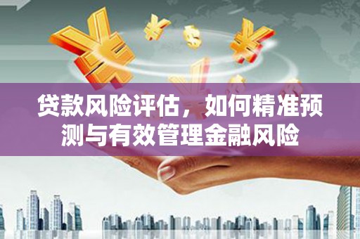靖边贷款风险评估，如何精准预测与有效管理金融风险