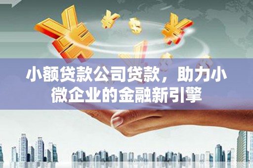 靖边小额贷款公司贷款，助力小微企业的金融新引擎