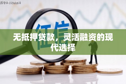 靖边无抵押贷款，灵活融资的现代选择