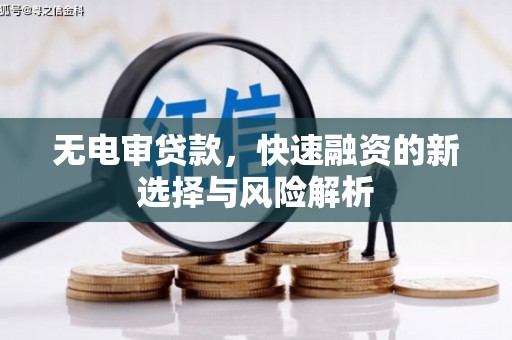靖边无电审贷款，快速融资的新选择与风险解析