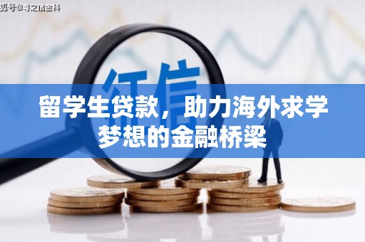 靖边留学生贷款，助力海外求学梦想的金融桥梁