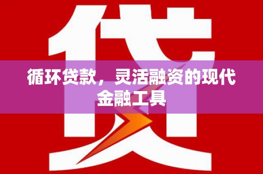 靖边循环贷款，灵活融资的现代金融工具