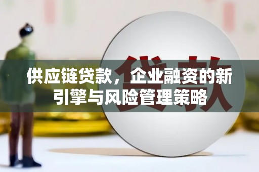 靖边供应链贷款，企业融资的新引擎与风险管理策略
