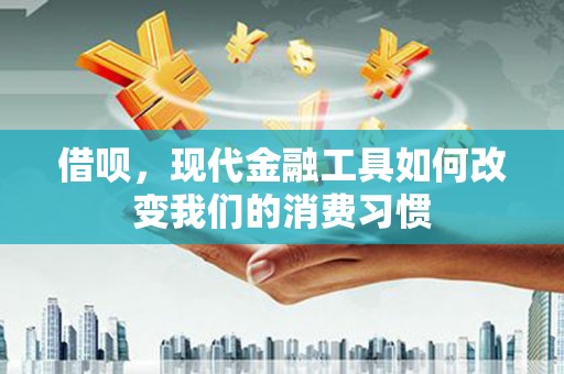 靖边借呗，现代金融工具如何改变我们的消费习惯