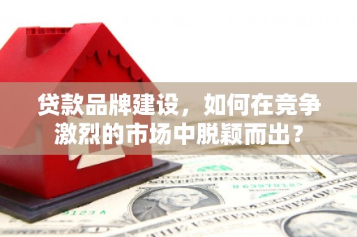 靖边贷款品牌建设，如何在竞争激烈的市场中脱颖而出？