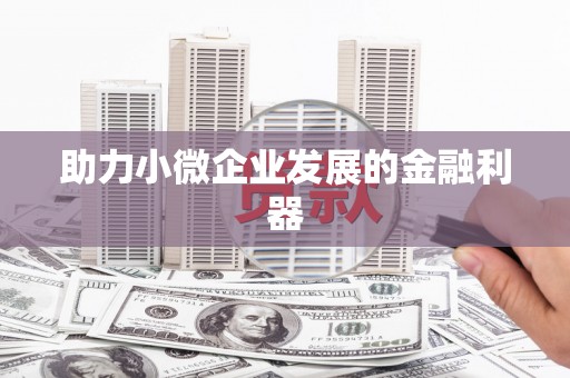 靖边助力小微企业发展的金融利器