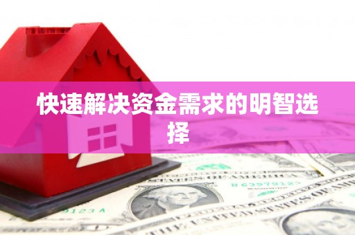 靖边快速解决资金需求的明智选择