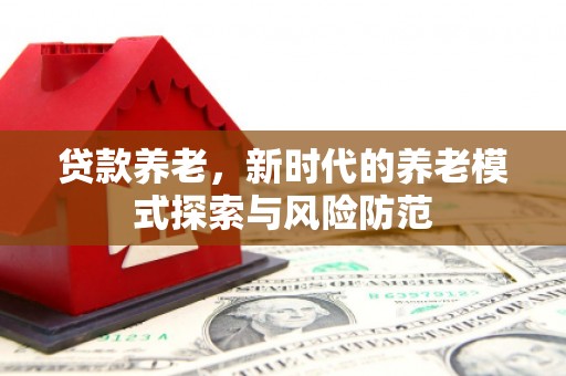 靖边贷款养老，新时代的养老模式探索与风险防范