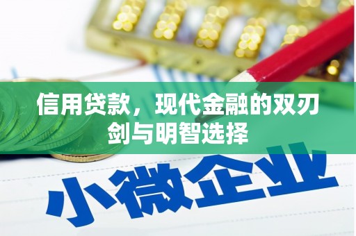 靖边信用贷款，现代金融的双刃剑与明智选择
