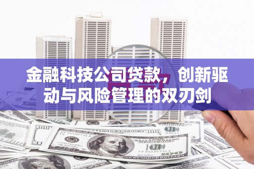 靖边金融科技公司贷款，创新驱动与风险管理的双刃剑